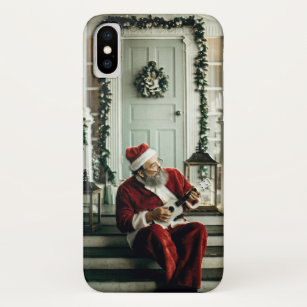 Santa Claus Playing Music Case-Mate iPhone Case