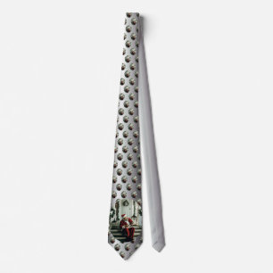 Santa Claus Playing Music Tie