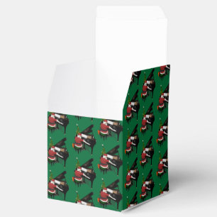 Santa Claus Playing Piano Favour Box