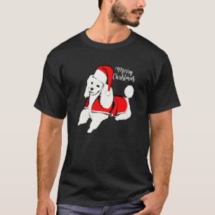 Santa Claus Poodle Dog T-Shirt
