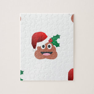 santa claus poop emoji jigsaw puzzle