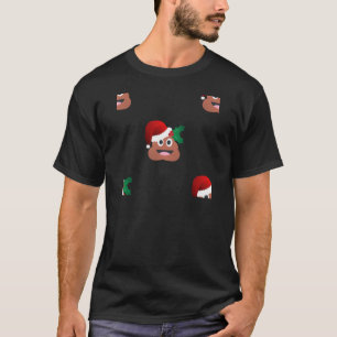 santa claus poop emoji T-Shirt