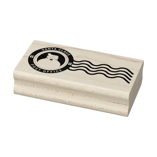 Santa Claus Post Office Rubber Stamp (Stamp)
