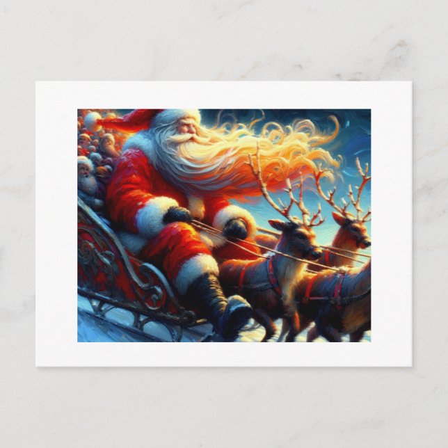 Santa Claus,  Postcard (Front)