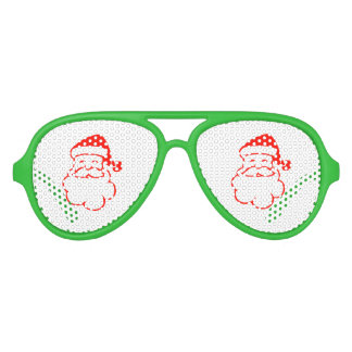 Santa Claus Red Christmas Xmas 4Jake Aviator Sunglasses