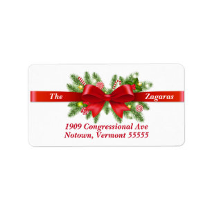 Santa Claus Return Address Label