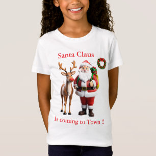 Santa Claus Rudolf the red nosed reindeer T-Shirt
