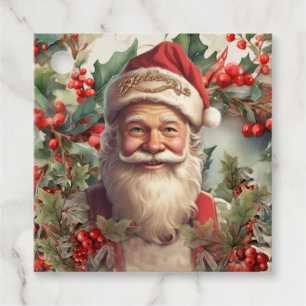 Santa Claus Saint Nicholas Christmas Favour Tags
