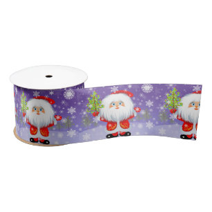 Santa Claus Satin Ribbon