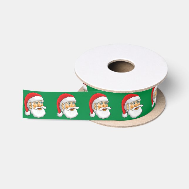 Santa Claus Satin Ribbon (Spool)