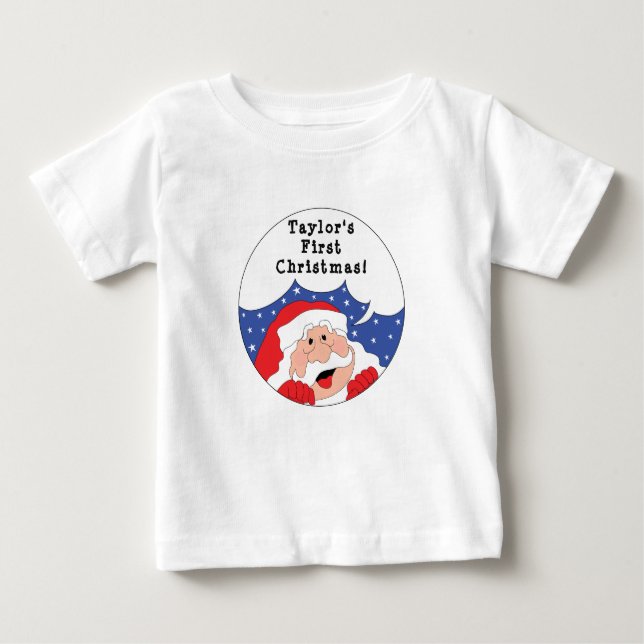 Santa Claus Says Baby T-Shirt (Front)