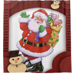 Santa Claus  Shower Curtain