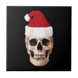 Santa Claus Skull - Christmas is Dead Tile