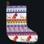 Santa Claus sleigh Small Christmas Stocking<br><div class="desc">"Santa Claus sleigh ", "funny Santa Claus", "Santa Claus", sinterklaas, "ugly christmas", "funny christmas", "funny xmas", lamb, sheep, "christmas sleigh"</div>
