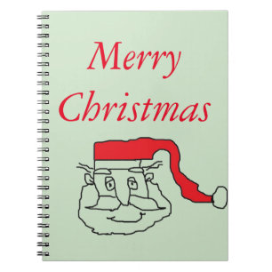 Santa Claus Spiral Notebook
