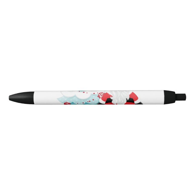 Santa Claus Square  Black Ink Pen (Front)