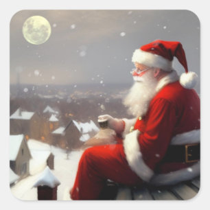 Santa Claus  Square Sticker