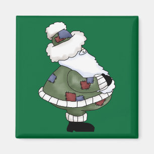 Santa Claus St Nick Jolly Merry Christmas Magnet