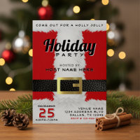 Santa Claus Suit Red & White Holiday Christmas