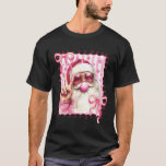 Santa Claus Sunglasses Coquette Bow Christmas Xmas T-Shirt<br><div class="desc">Santa Claus Sunglasses Coquette Bow Christmas Xmas Holiday</div>