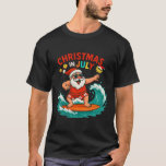 Santa Claus Surfing Beach Christmas In July Men Wo T-Shirt<br><div class="desc">Santa Claus Surfing Beach Christmas In July Men Women Kids</div>