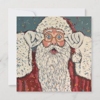 Santa Claus Surprised Invitation