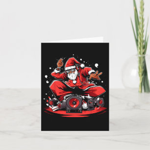Santa Claus Symphony Embrace The Joy Of Christmas  Card