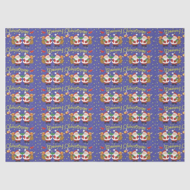 Santa Claus Tissue Paper (Front)