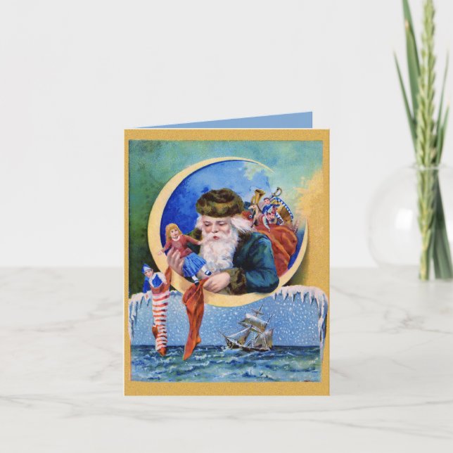 Santa Claus Toys NoteCard (Front)