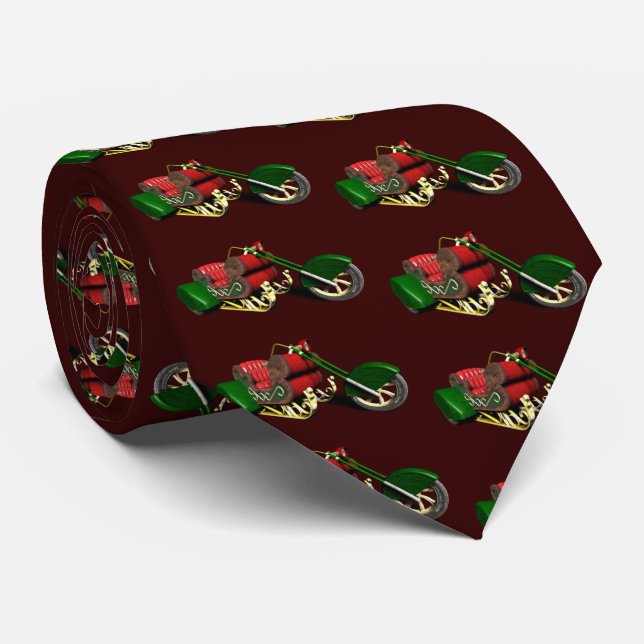 Santa Claus' Trike Tie (Rolled)