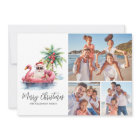 Santa Claus Tropical Beach Christmas Photo