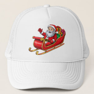 Santa claus trucker hat