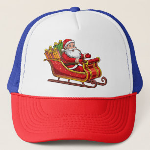 Santa claus trucker hat