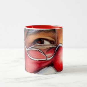 Santa Claus Two-Tone Coffee Mug