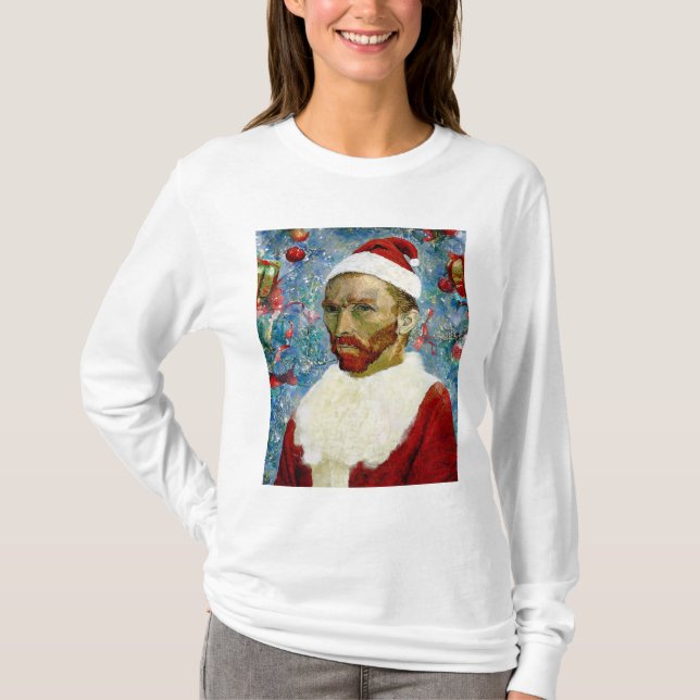 Santa Claus, Van Gogh T-Shirt (Front)