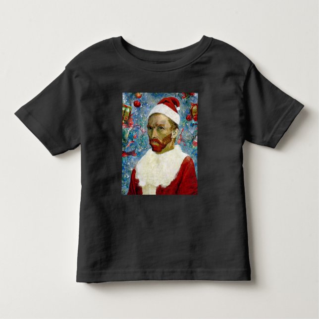 Santa Claus, Van Gogh Toddler T-Shirt (Front)