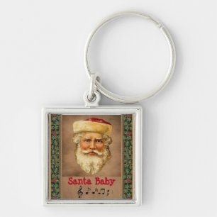 Santa Claus Vintage Keychain