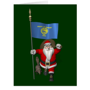 Santa Claus Visiting The Beaver State