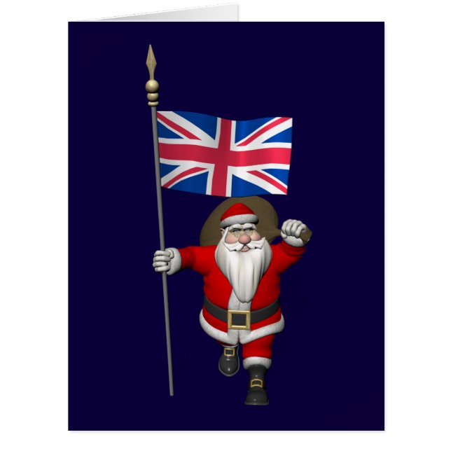 Santa Claus Visiting United Kingdom UK (Front)