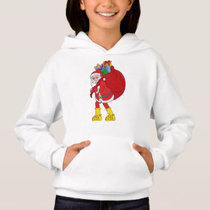 Santa Claus Wearing Big Yellow Boots