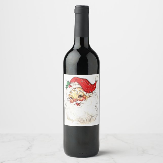 Santa Claus Wine Label (Front)