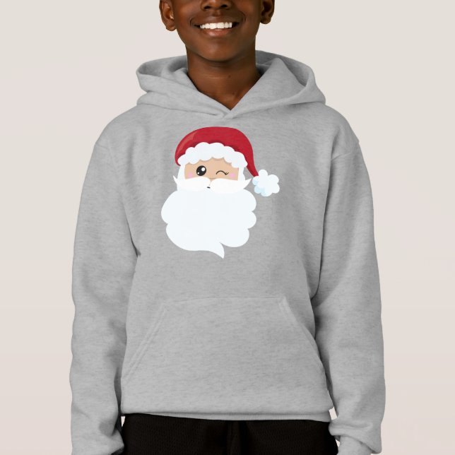 Santa Claus, Winking Santa, Santa Hat, Christmas (Front)