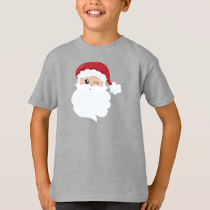 Santa Claus, Winking Santa, Santa Hat, Christmas T-Shirt