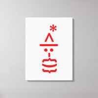 Santa Claus with Beard Christmas Emoticon