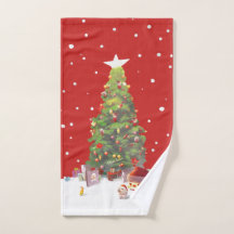 Santa Claus with Christmas Tree