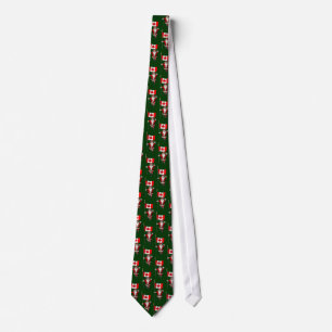 Santa Claus With Ensign Of Canada Tie