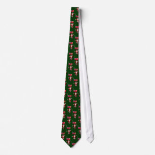 Santa Claus With Ensign Of Ontario Tie