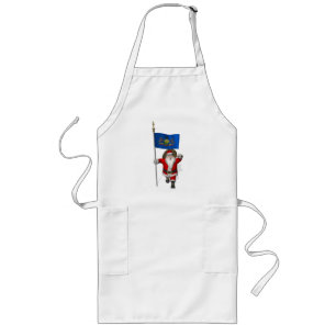Santa Claus With Ensign Of Pennsylvania Long Apron