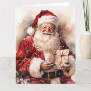 Santa Claus with gift Card