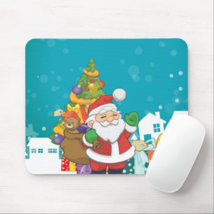Santa Claus with gifts Mouse Pad